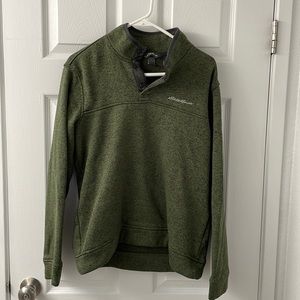 Mens Eddie Bauer Quarter Button Up